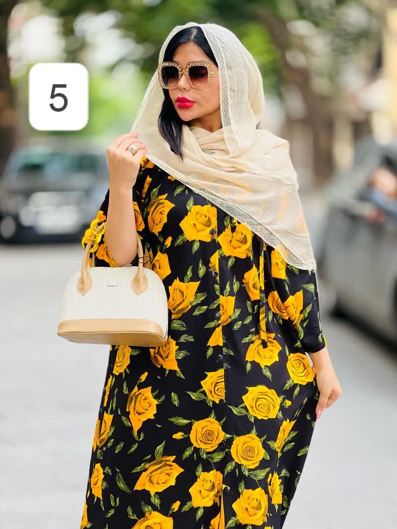 پیراهن بهار نارنج 2629